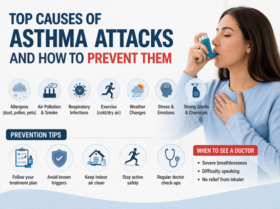 <p>Top Causes of Asthma Attacks and How to Prevent Them</p>
